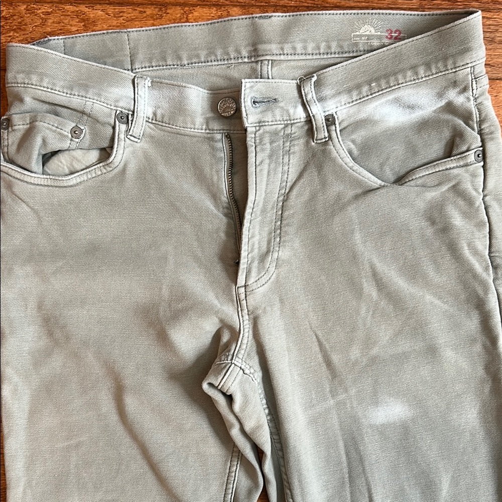Faherty Terry stretch 32x29.5” / grey stone